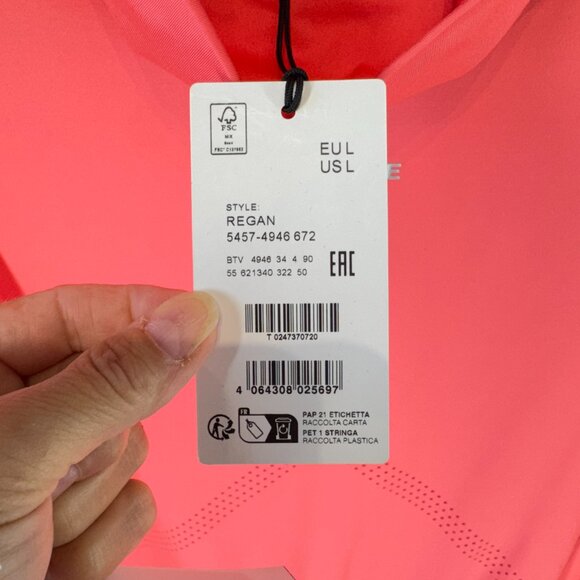 NWT Bogner Fire & Ice Regan Top in Coral Pink - Picture 5 of 10